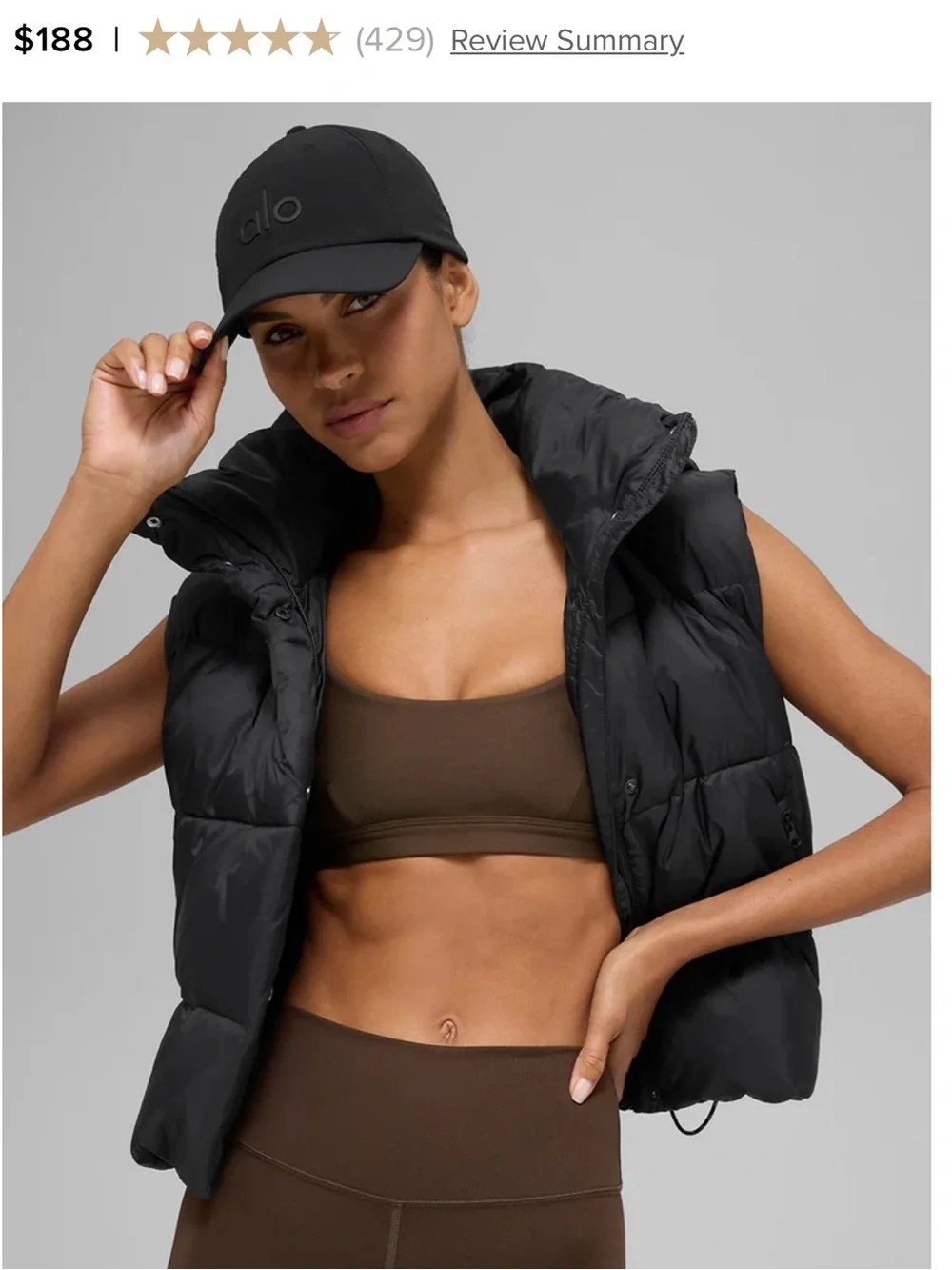 ALO Yoga streamlined black